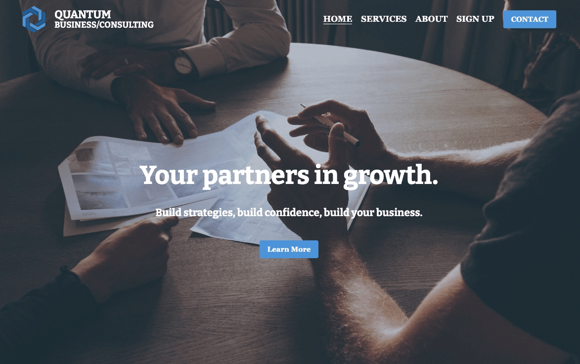 null Quantum Business Consulting Template